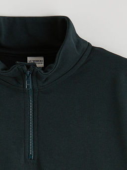 Dik Yaka Erkek ?ocuk Sweatshirt