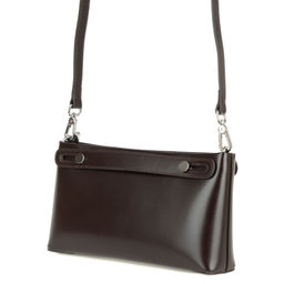 1131 chocolate, Женская кожаная сумка, Barcelo Biagi