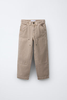 WIDE-LEG CARPENTER TROUSERS WITH POCKETS - Zara фото 2