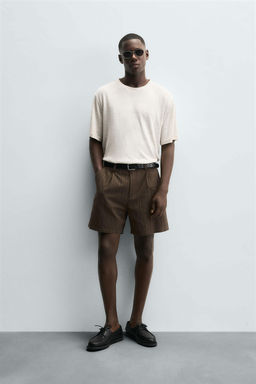 HEMP - VISCOSE STRIPED T-SHIRT