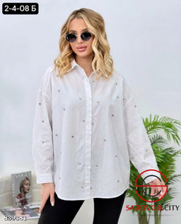 Рубашка женская из хлопка - Bruno фото 2