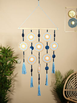 Ловец снов «Небесный покой», 50×2×100 см, текстиль, ротанг