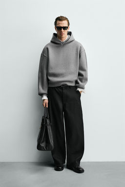 COMPACT BOXY FIT HOODIE - Zara фото 10