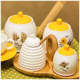 БАНКА С КРЫШКОЙ LEFARD HONEY BEE 13*12 СМ 750 МЛ  фото 5