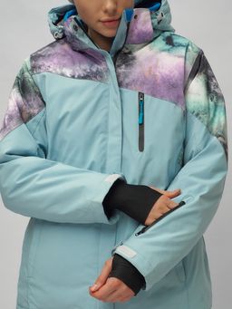 Горнолыжный костюм женский большого размера голубого цвета 02263Gl - Chunmai фото 13