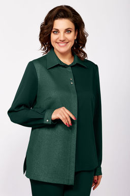 Костюм Olga Style С885 зеленый