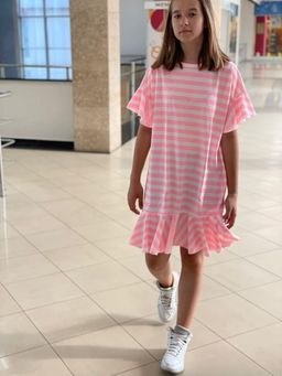 Платье с волнами ПЛОТНЫЙ ХЛОПОК - Knitka wear фото 4