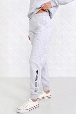 Арт. 7583 Брюки женские 44-52 (5 шт) Цвет:светло-серый меланж - Калинка фото 3