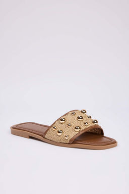 Trendyol Shoes Siyah Gumus Trok Tasl? S?k Kad?n Terlik TAKSS25TE00013 - Trendyolmilla фото 27