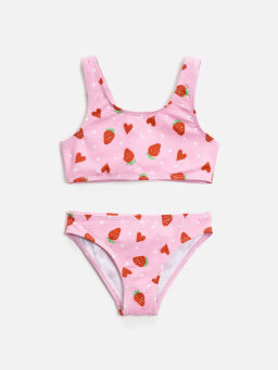 ACOOLA / Костюм купальный детский для девочек Luiziana розовый