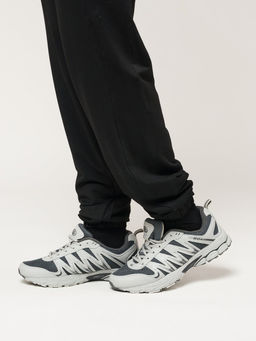 Брюки джоггеры спортивные большого размера мужские черного цвета 006Ch - FUYOUKAI фото 11