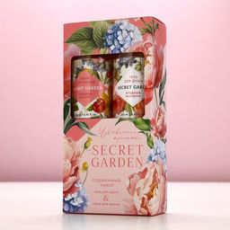 Подарочный набор SECRET GARDEN, гель для душа и пена для ванны, 2?250 мл, Чистое счастье  фото 9