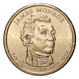 Монета 1 доллар 2008 года P Джеймс Монро 5-й президент США