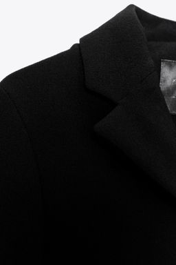 ZW COLLECTION FITTED FAUX FUR COLLAR JACKET - Zara фото 9