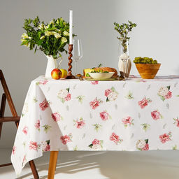 Скатерть «Этель» Bloom, 149×220 см, 100% хлопок, репс 210 г/м²