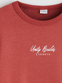 Bisiklet Yaka Erkek ?ocuk Sweatshirt