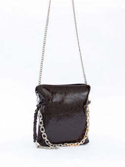 Сумка 6010-1L coffee Polina&Eiterou