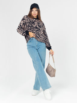 Толстовка женская футер 3-х нитка петля "РИАНА" БЕЖЕВЫЙ