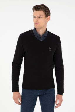Мужской черный базовый свитер Неожиданная скидка в корзине - U.s. polo assn фото 15