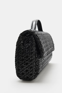 BOLSO SOBRE TRENZADO / Negro - Zara фото 5