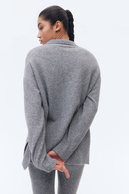 Jersey de punto fino con cuello - H&m фото 4