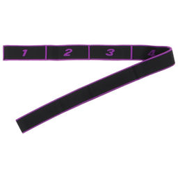 Эспандер-лента Sangh, эластичная, с захватами, 90х4 см, цвет фиолетовый  фото 3