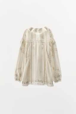 LIMITED EDITION EMBROIDERED FLORAL SHIRT - Zara фото 3