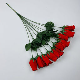 Роза бархат 45см, 5x5см бутон - Zebo фото 4