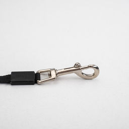 Рулетка с поводком-лентой, резиновая ручка, 5 м, вес животного до 15 кг, расцветка милитари - Пижон фото 3