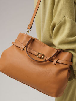 Сумка Deboro 31149 коричневый лист