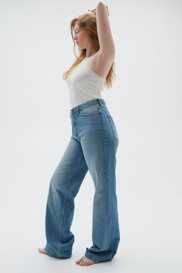 Curvy Fit Wide Ultra High Jeans - H&m фото 6