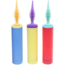 Насос для воздушных шариков Макарун 32*5,5 см, микс