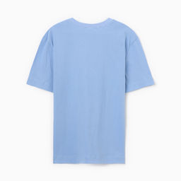 Футболка мужская MINAKU: Basic line MAN голубая, размер 44