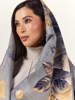 Палантин в составе шерсть и кашемир