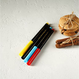 Набор маркеров для украшения десертов, 17 см, 4 шт., разноцветные