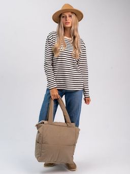 Сумка-шоппер Зима бежевый - Yollochka фото 3