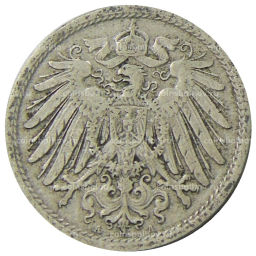 10 пфеннигов 1909 года А Германия