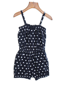 Ромпер в горошек UD 1568 синий