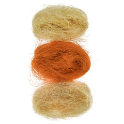 Blumentag BMG-30 MIX Сизалевое волокно 30 г  3 г 02 Св. желтый/желтый/оранжевый