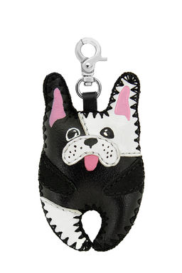 Брелок кожаный Бульдог ДС-542.8