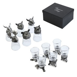 Подарочный набор рюмок-перевёртышей «Настоящему мужчине», на 6 персон, рюмка 50 мл