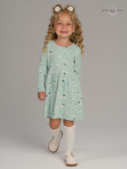 Платье Элла мятный букетик