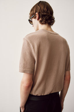 Camiseta tejida Slim Fit - H&m фото 5