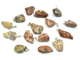 Кулон из яшмы серебрянной 11*16мм, (SA) - Радуга камня фото 2