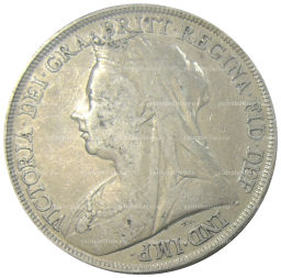 Монета 1 крона 1894 года Великобритания