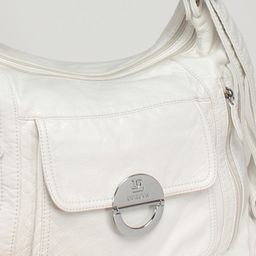 Сумка женская искусственная кожа Guecca-1673 (рюкзак-change), 2отд, белый SALE 235161 - Adelia фото 4