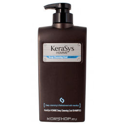 Шампунь для волос освежающий для мужчин Homme Deep Cleansing Cool Shampoo KeraSys, Корея, 550г Акция