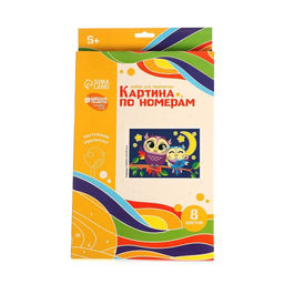 Картина по номерам Совушки 20 28,5 см - Школа талантов фото 3