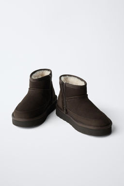 LINED ANKLE BOOTS - Zara фото 12