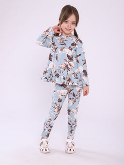 КМ151 Костюм Модница (голубой; белый)